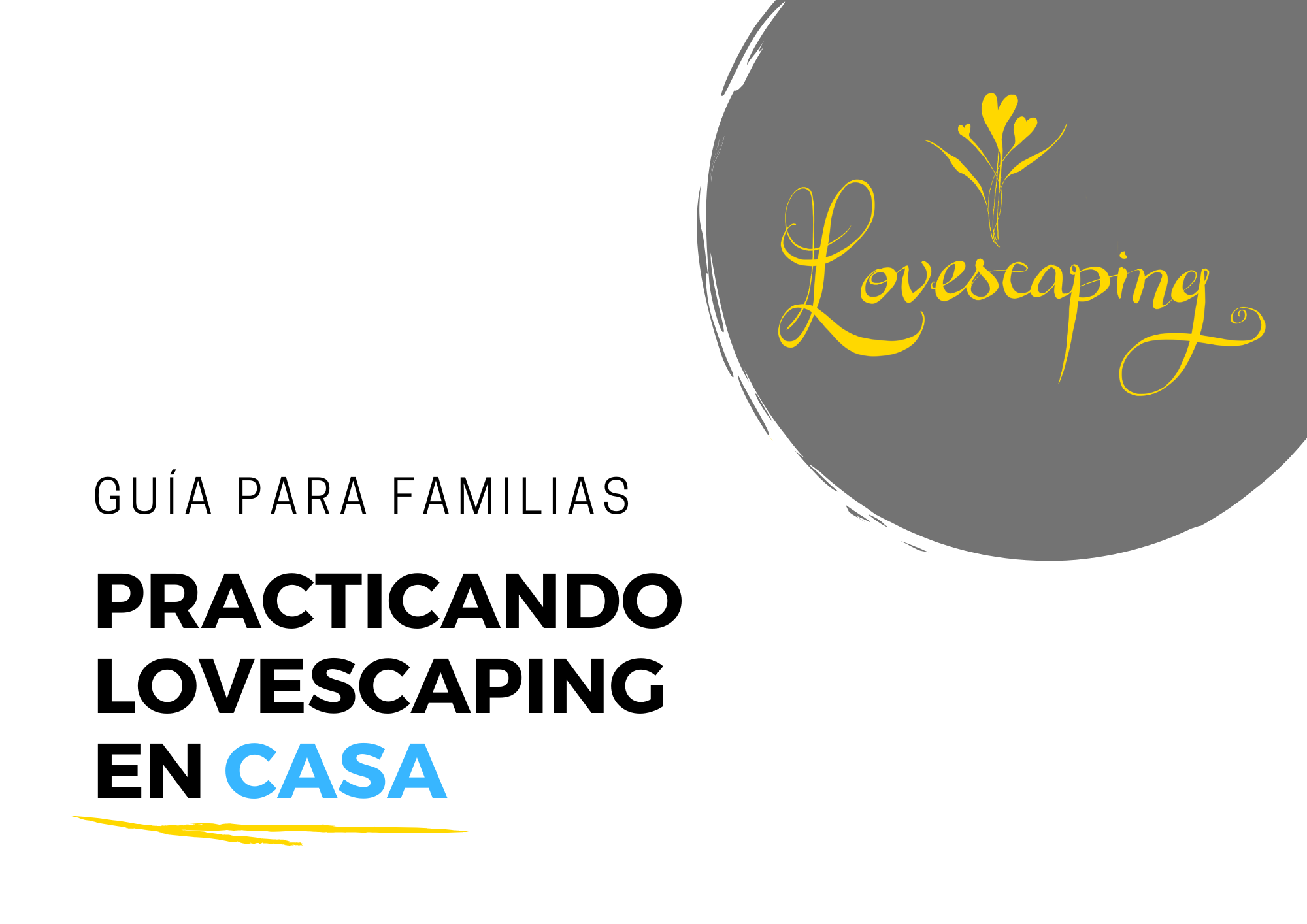 Portada de Guía Lovescaping para familias