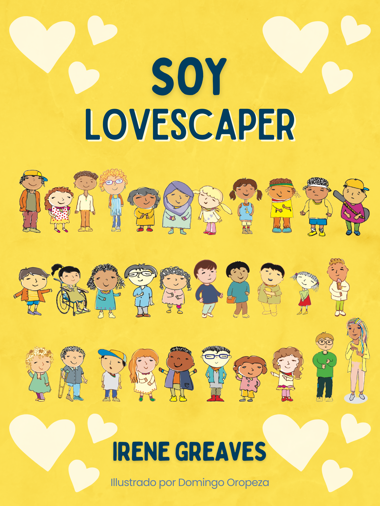 Portada de Soy Lovescaper, de Irene Greaves, ilustrado por Domingo Oropeza